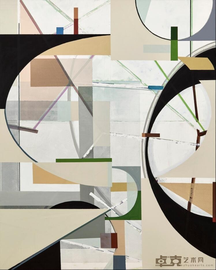 《情绪符号3》 梁曼琪 200x160cm 2019年 2019 布面油画