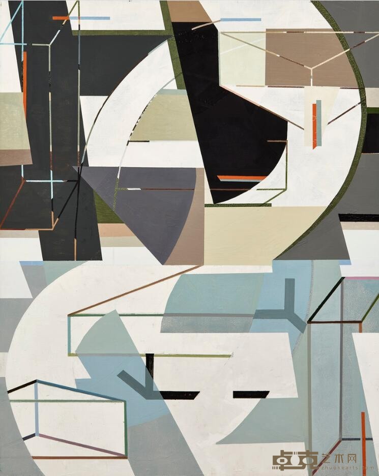 《平行世界》 梁曼琪 150x120cm 2019年 布面油画