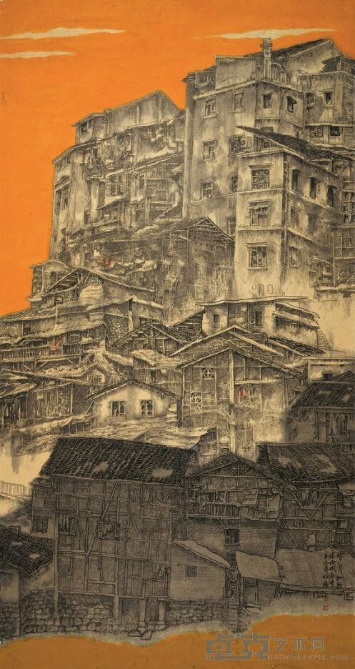 《岁月如歌》 王明福 180x98cm