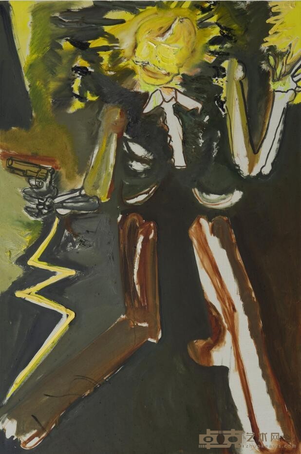 《Born To Play 4#》 朱湘闽 100x150cm 2019年 布面油画