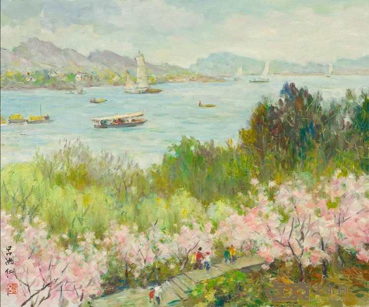 《富春江景》 吕洪仁 2011年