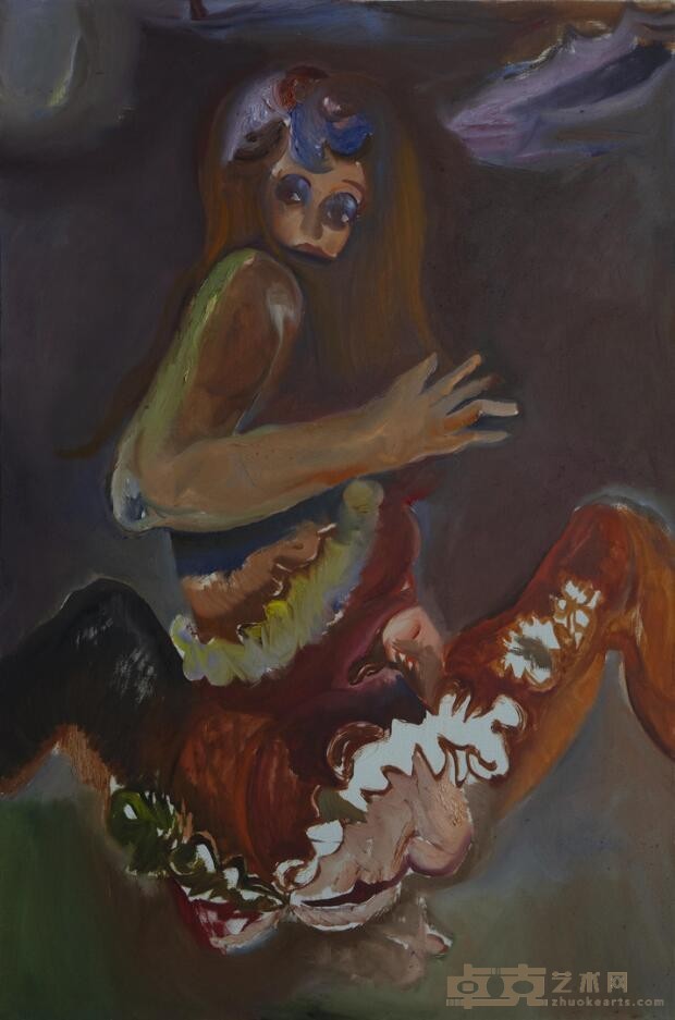 《Born To Play 6# 》 朱湘闽 100x150cm 2019年 布面油画