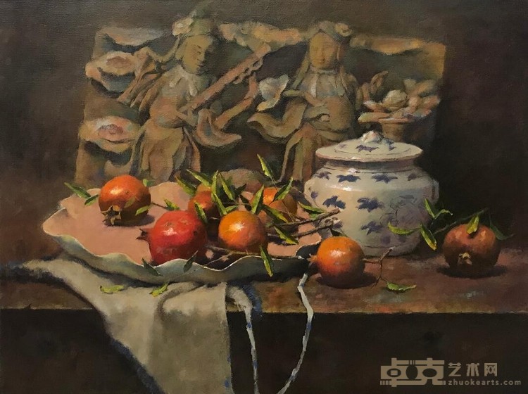 《潮物散记》 陈少群 60x80cm 2019年 油画