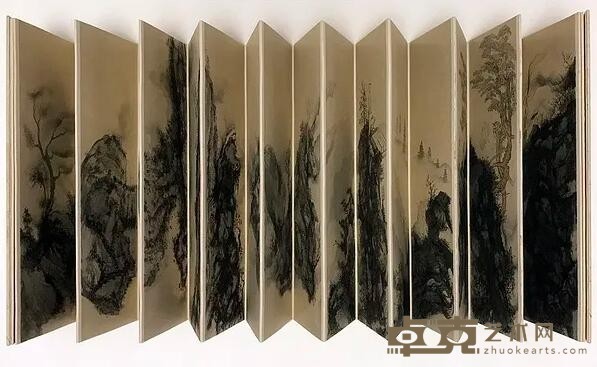 《嬉游图》 柴 一茗 CHAI Yiming 33.5x11cm 2014年 水墨