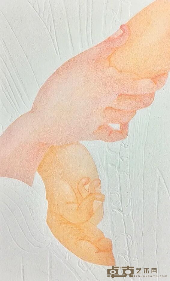 《Secret & pleasure Ⅳ》 佐藤 令奈 Haruna SATO μ-Ground, Colored pencils,Pastel,and Embos