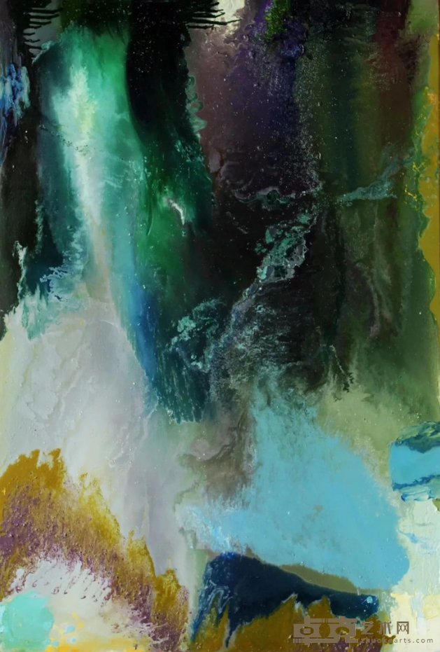 《晨湖 Lac du Matin》2 藏渊 180x120cm