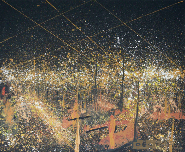《夜观 Regarder dans le noir》 藏渊 180x150cm