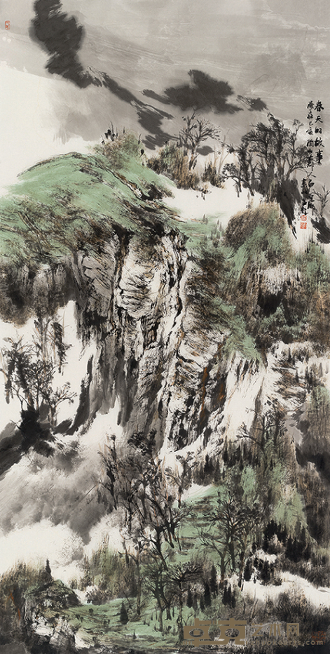 《春天的故事》 白云乡 136x68cm 2019年