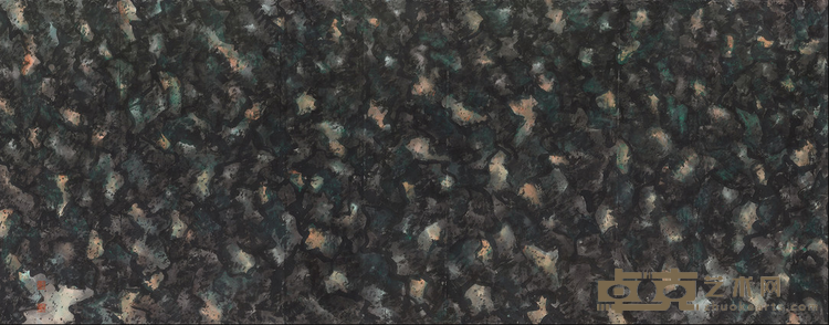 《2019-19号》 姜宝林 144x367cm 2019年