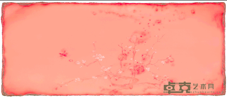 《香枝 Incense Sticks》 陈淑霞 112x262cm 2014年 布面油画Oil on Canvas
