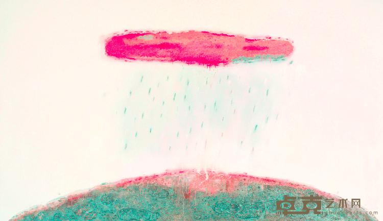 《花洒 Shower》 陈淑霞 210x360cm 2011年 布面油画Oil on Canvas
