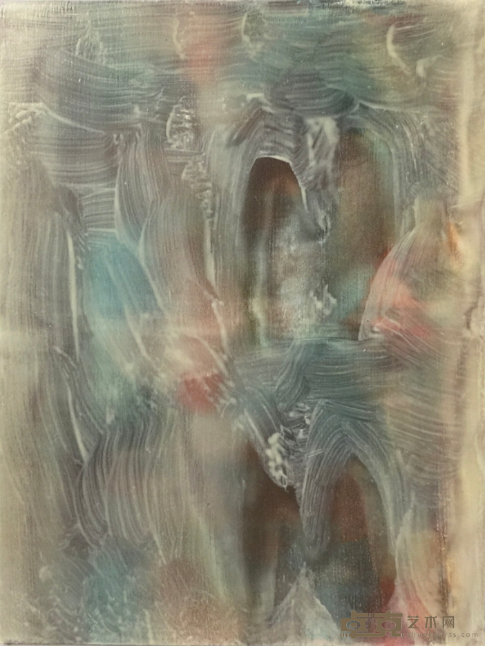 《飘》 刘聪 20.5x15.5cm 2020年 木板综合材料