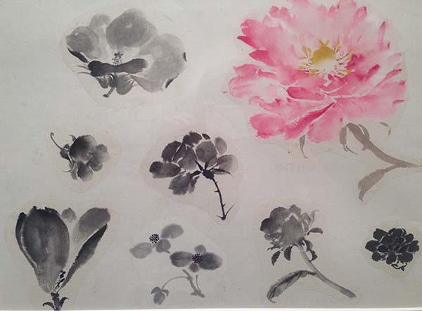 《花鸟画谱》局部