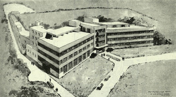 童寯代表作之一，南京首都饭店，华盖建筑师事务所 图片来源：《中国建筑》第三卷第三期 1935