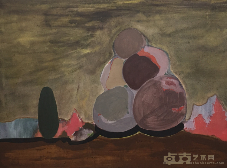 《玛尼堆》 徐大卫 120x160cm 2019年 布面丙烯