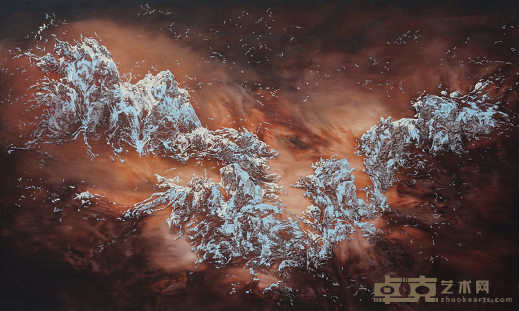 《过往云烟》 孟涛 300cmX180cm 2012 布面油画