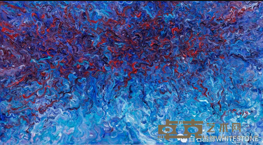 《无动自由·交对No.3》 任思鸿 120.5x220.4cm 2019年 油画画布
