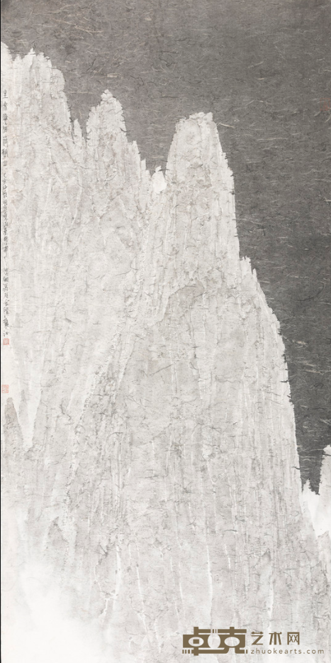 生来骨相落溪山 徐钢 120x60cm 2019 纸本水墨