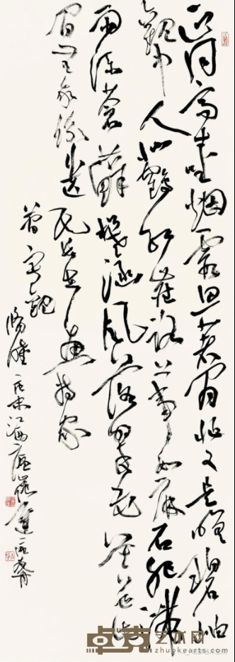 《修睦《简寂观》 朱友舟 138x50cm 水墨纸本