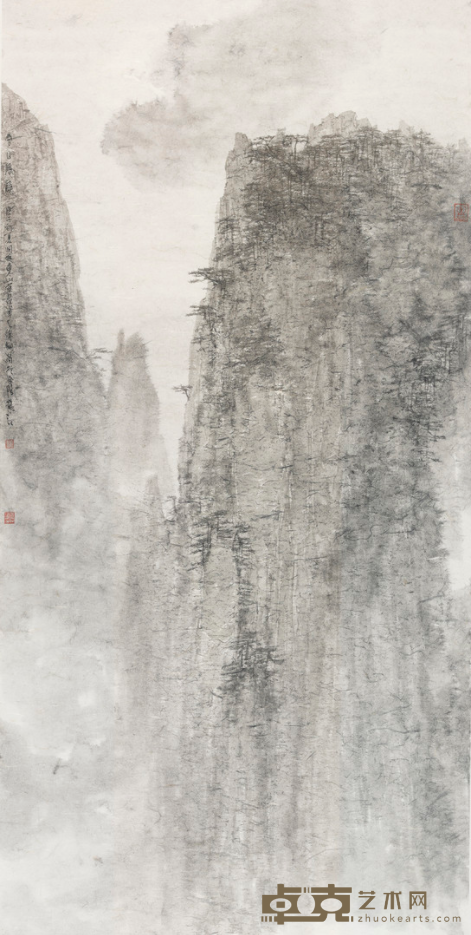 云山隐隐 徐钢 120x60cm 2019 纸本水墨