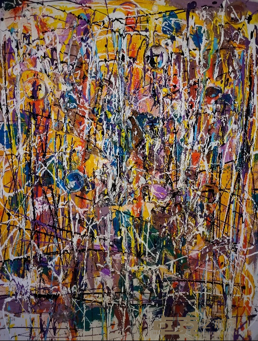 《无题》 康欣茹 80x100cm 2019年 布面油画