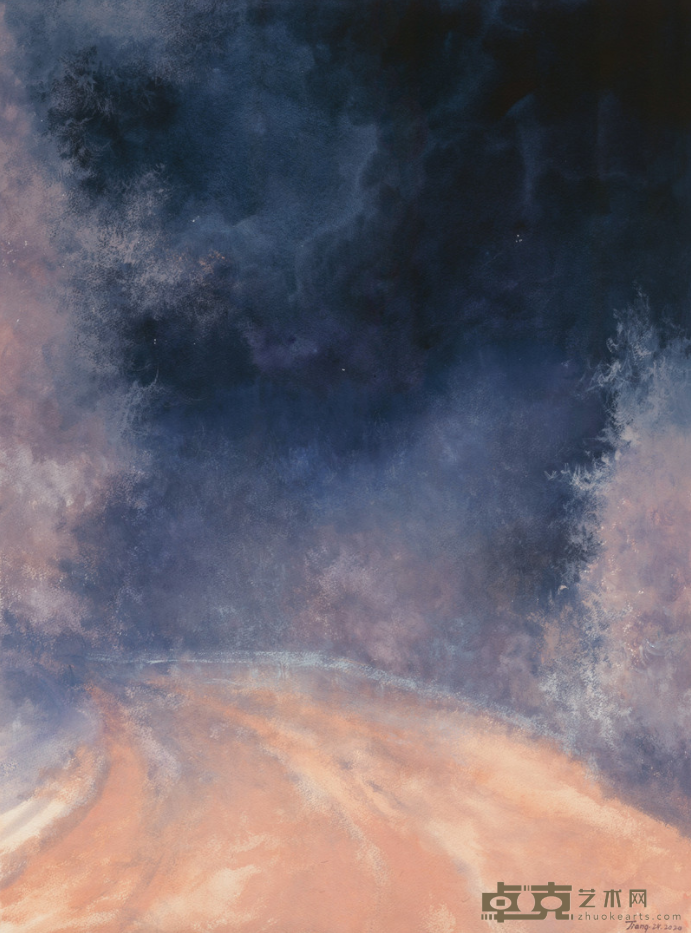《远行的人关闭了黑夜》 蒋正杨 56x78cm