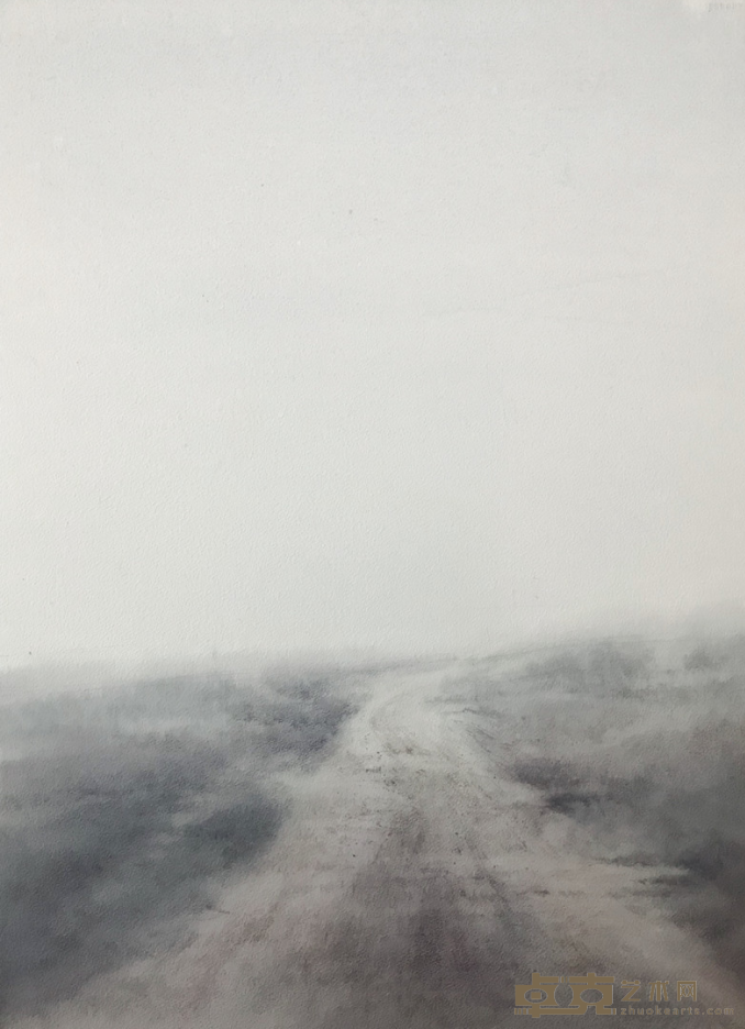 《等待着二月的雨》 蒋正杨 56x76cm