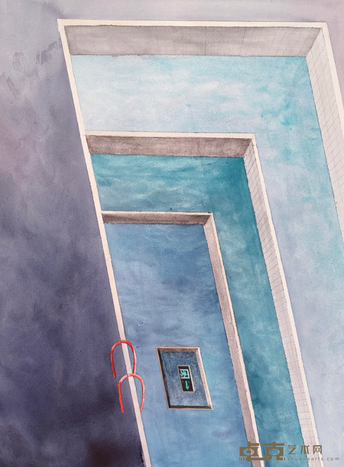 《动机》1 蒋正杨 56x76cm