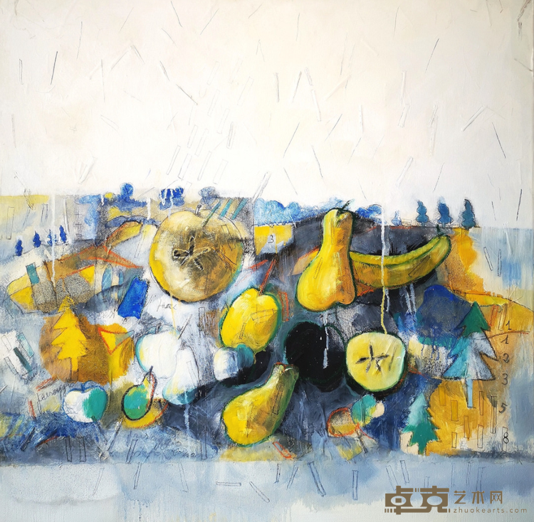 《COUNTRYSIDE 乡间记忆》布面油画 2012 沙沃•帕斯特雷洛