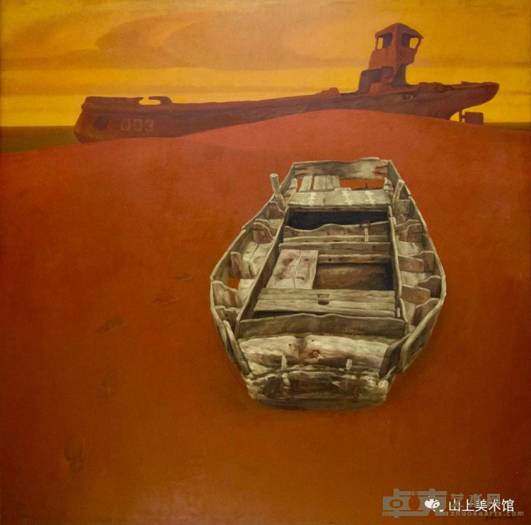 《沉寂》 王嵬 130*130 1989年3月