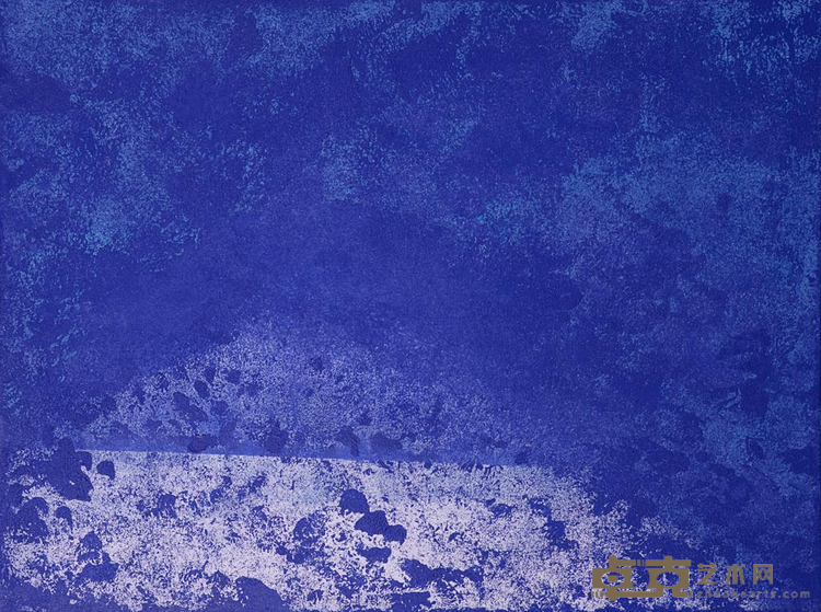 《水之云间 Between Lake and Cloud》 金耕 60x80cm 2019年 布面丙烯