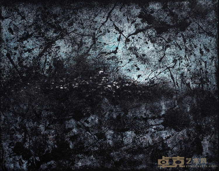 《雪松 Cedar》 金耕 80x100cm 2019年 布面丙烯