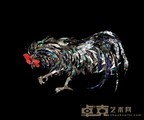 《公鸡之王》 笠夫 79x43cm 2016