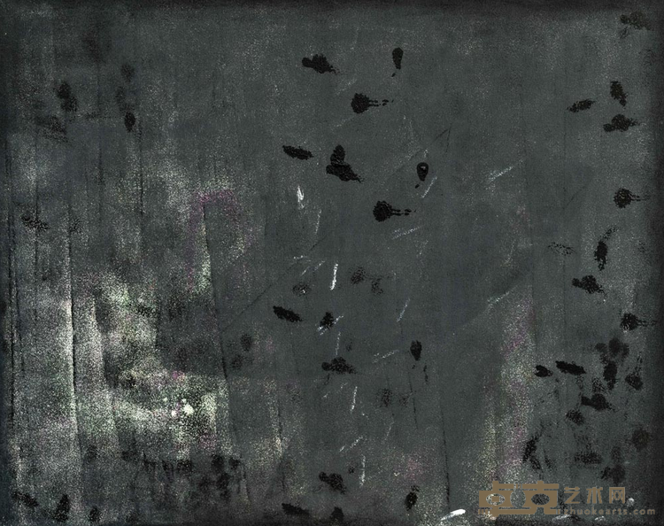 《飞鸟集1 Stray Birds 1》 金耕 80x100cm 2019年 布面丙烯