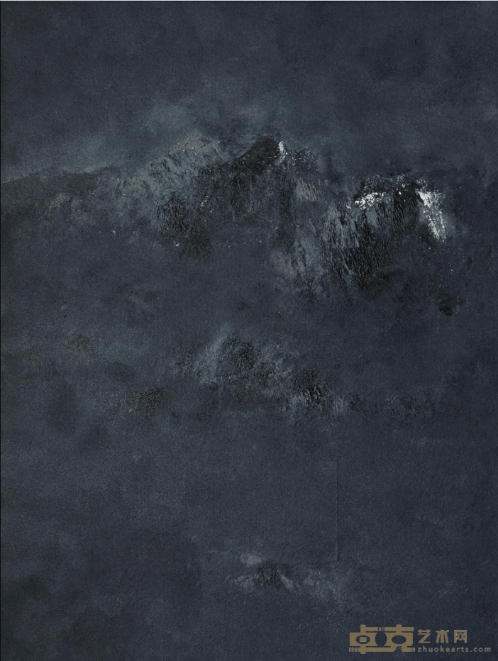 《山谷 Valley》 金耕 60x80cm 2018年 布面丙烯