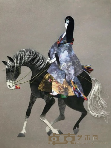 《武媚娘蓄发还宫》 笠夫 55x79cm 2020