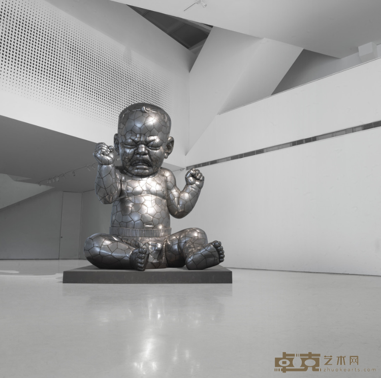 《觉》 董书兵 230x250x370cm 2013年 不锈钢