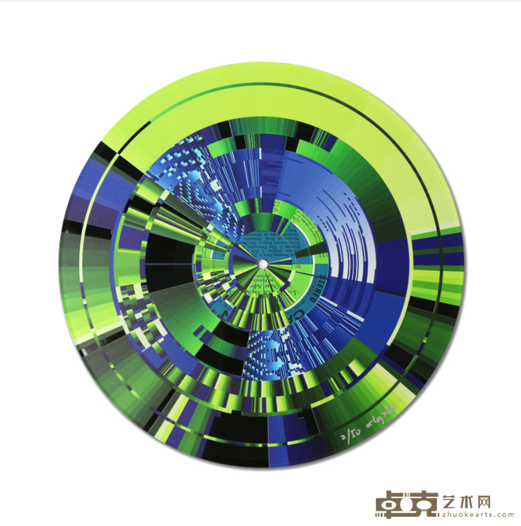 VOICE-7 马晟哲 30.5cm×30.5cm 2020 12寸黑胶唱片+UV数码打印