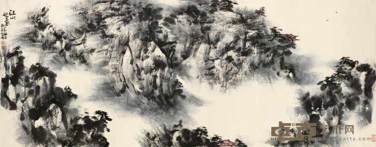 《江山如画》 童和平 365x143.5cm 2015年