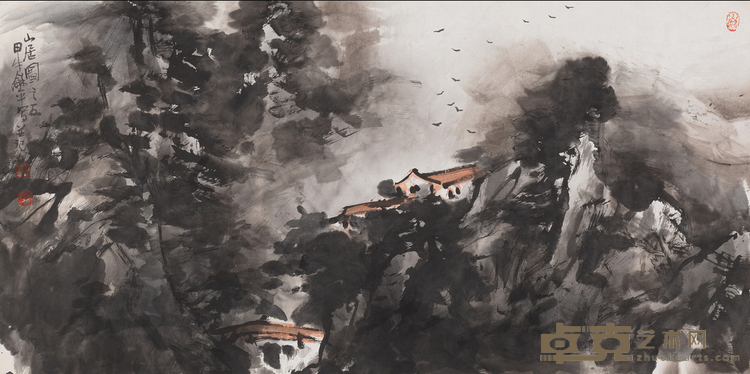 《水墨山水》(3) 童和平