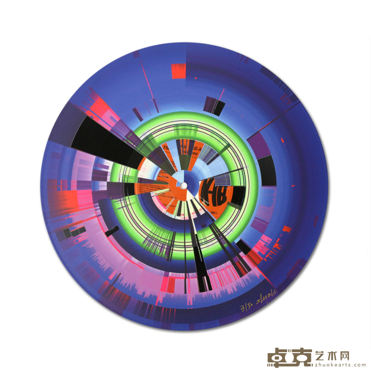VOICE-2 马晟哲 30.5cm×30.5cm 2020 12寸黑胶唱片+UV数码打印