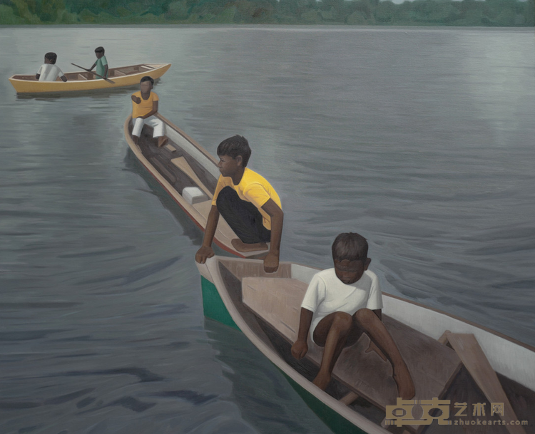 马布岛少年 杨金玉 130cm×160cm 2020 布面油彩