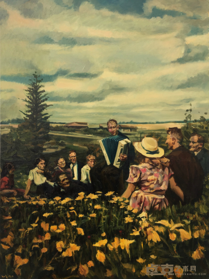 祖国花园 刘洋 200cm×150cm 2020 布面油彩