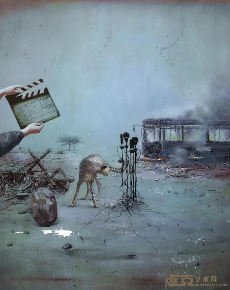 《昨天晚上我梦见了你》 毛艳阳 150x120cm 2013 布面油画