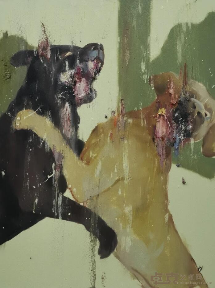 《美丽生活之十三》 毛艳阳 80×60cm 2020年 布面油画