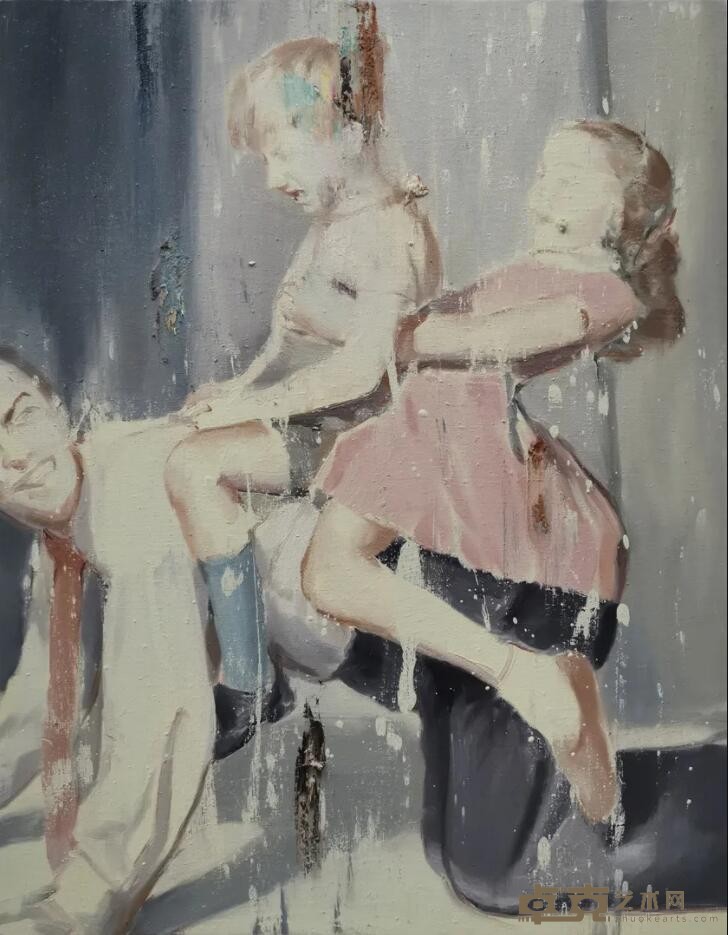 《美丽生活之十五》 毛艳阳 80×60cm 2020年 布面油画