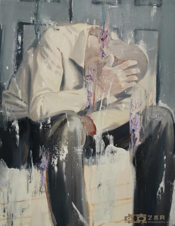 《美丽生活之十七》 毛艳阳 70×55cm 2020年 布面油画