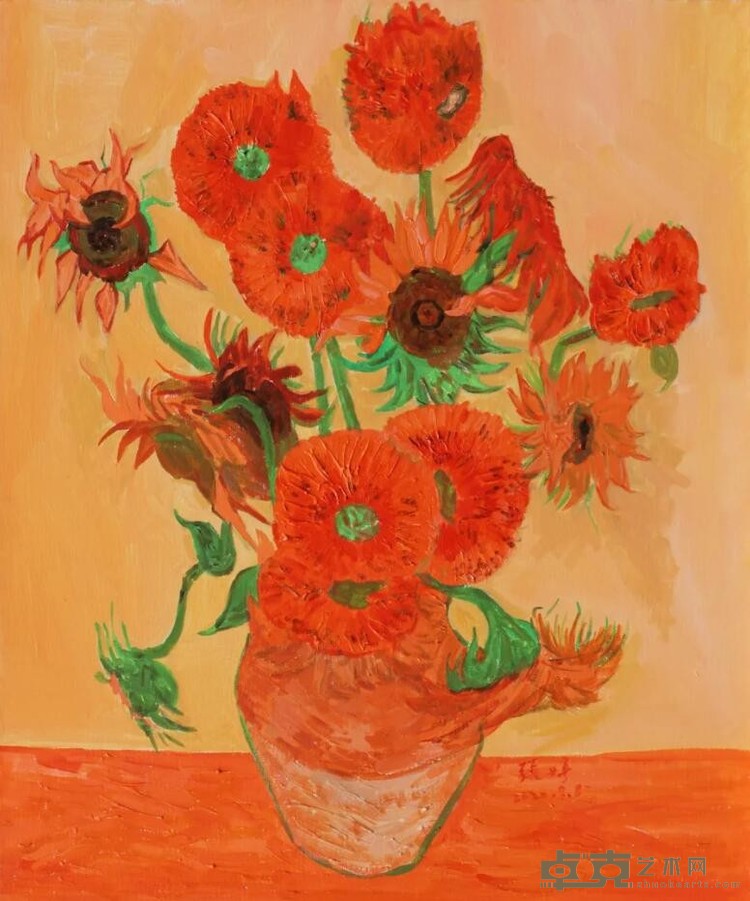 向日葵 •十八 张婷 50cmx60cm 2020年 布面油画