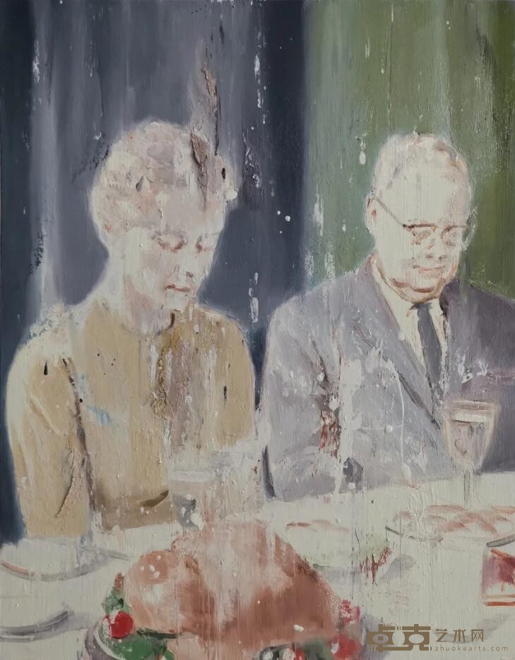 《美丽生活之十六》 毛艳阳 70×55cm 2020年 布面油画