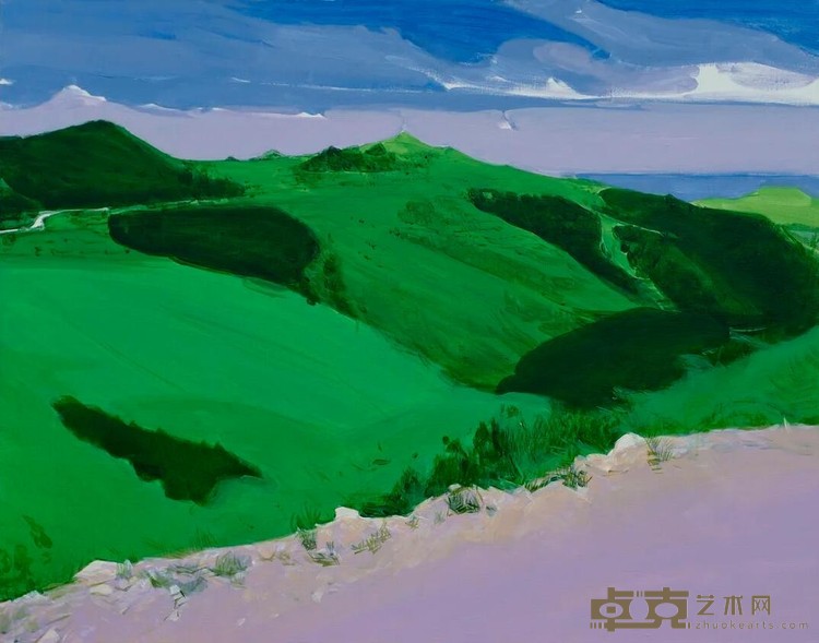 西太行风情•四 张婷 100X80cm 2020年 布面丙烯